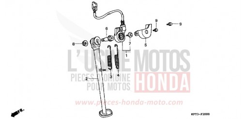BEQUILLE CLR125W de 1998